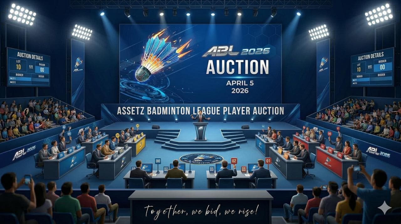 ABL 2026 player auction poster